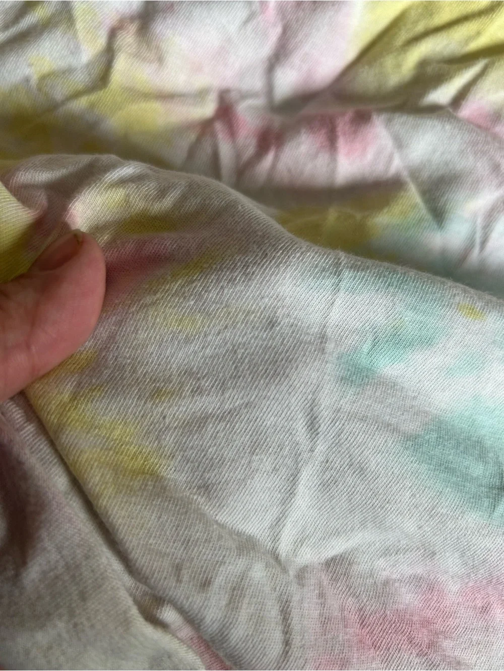 Old Navy Pastel Tie-Dye Cotton Dress in Pink, Yellow, Blue